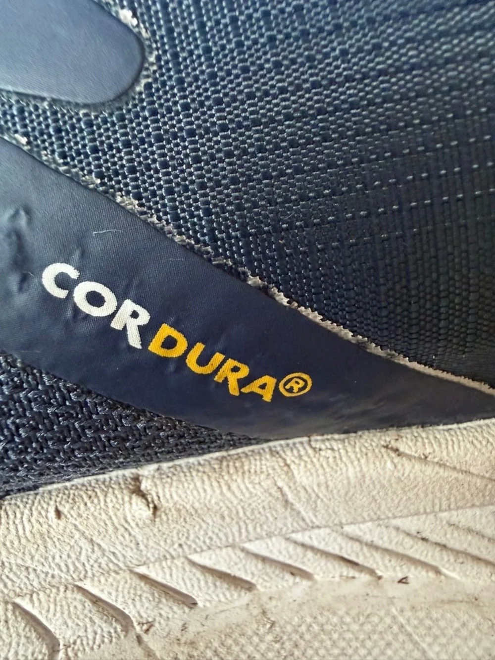 Hoka Transport Mens Size 11 D Navy Blue Cordura Vibram Sneakers 1123153 VYN